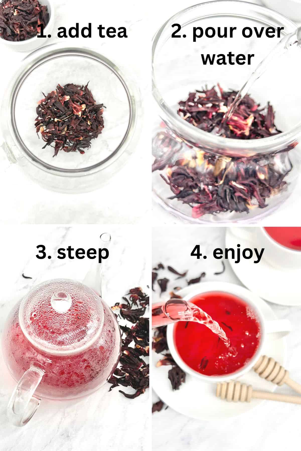 How to make Hibiscus Tea (Recipe and Benefits) Daily Tea Time
