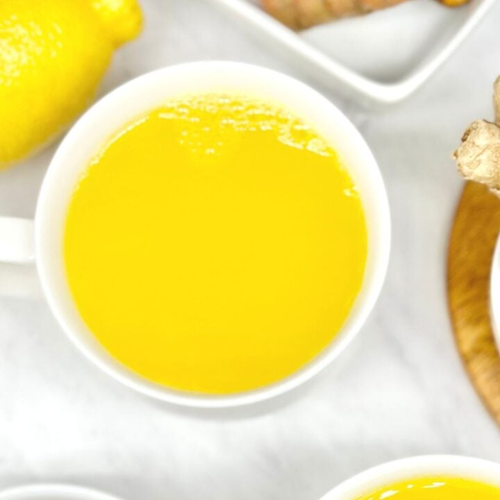 The Best Fresh Turmeric Ginger and Lemon Tea Recipe Daily Tea Time